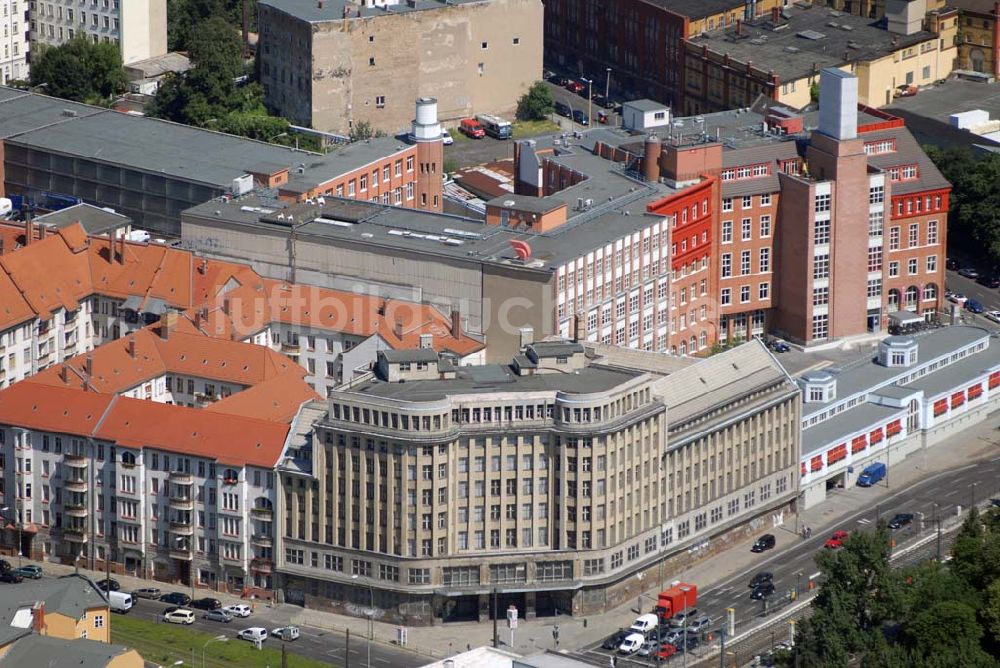 Luftaufnahme Berlin - Gebäude Ecke Torstraße / Prenzlauer Allee