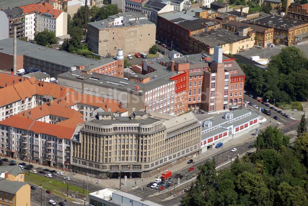 Berlin von oben - Gebäude Ecke Torstraße / Prenzlauer Allee