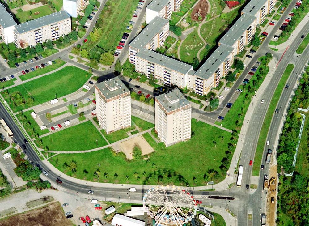 Luftbild Berlin - Hellersdorf - Gebäude des ehem