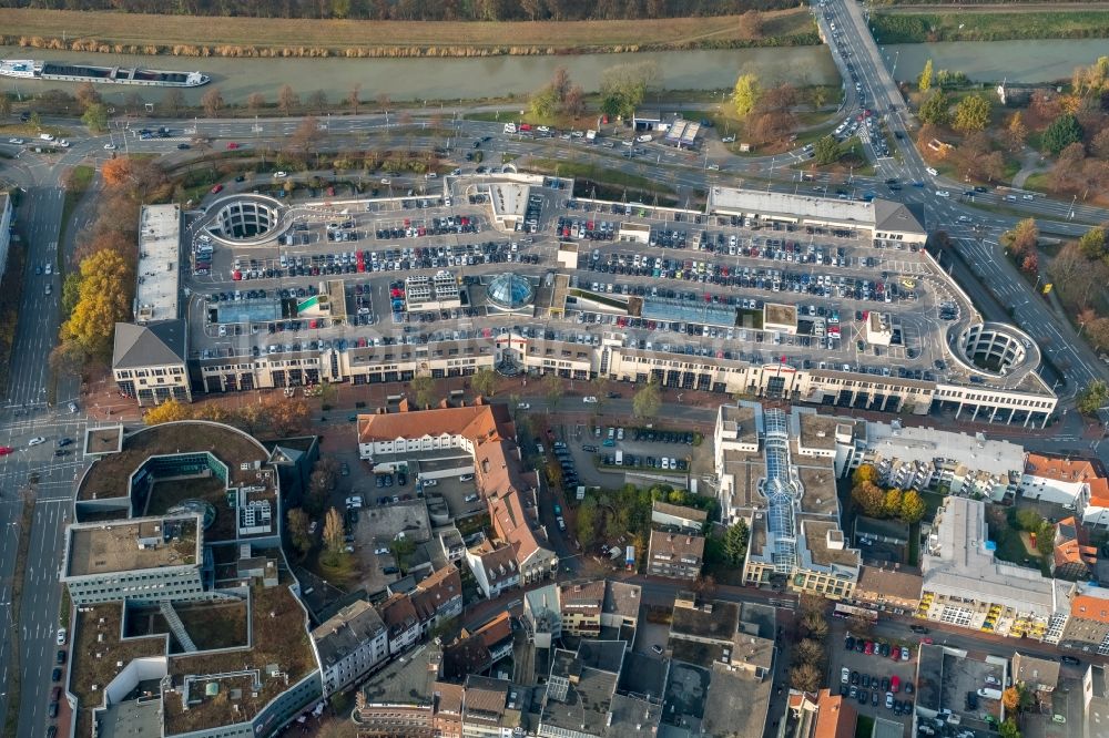 Hamm von oben - Gebäude des Einkaufszentrum Allee-Center in Hamm im Bundesland Nordrhein-Westfalen