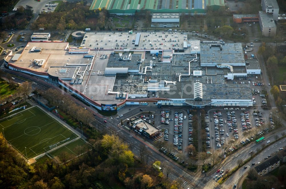 Luftaufnahme Oberhausen - Gebäude des Einkaufszentrum Bero in Oberhausen im Bundesland Nordrhein-Westfalen