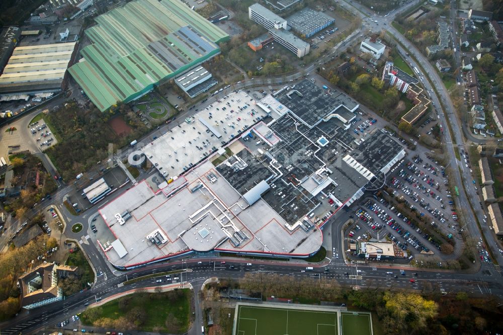 Oberhausen aus der Vogelperspektive: Gebäude des Einkaufszentrum Bero in Oberhausen im Bundesland Nordrhein-Westfalen