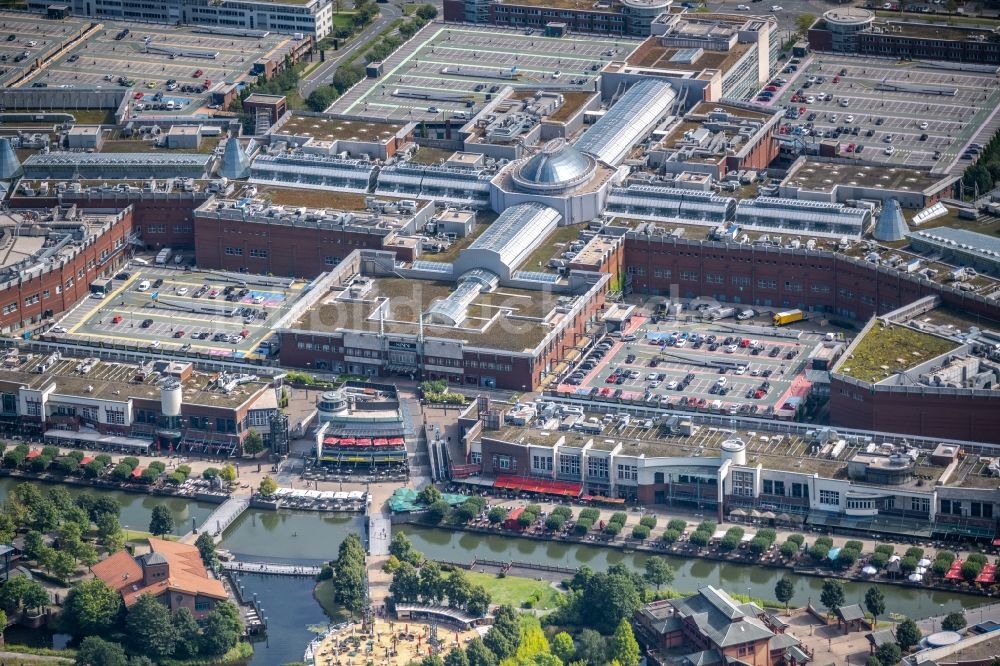 Luftbild Oberhausen - Gebäude des Einkaufszentrum Centro in Oberhausen im Bundesland Nordrhein-Westfalen