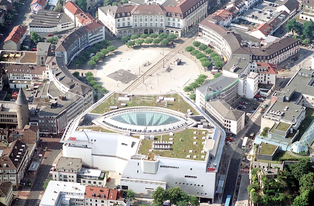 Luftbild Kassel - Gebäude des Einkaufszentrum City-Point Kassel der ECE am Königsplatz in Kassel im Bundesland Hessen