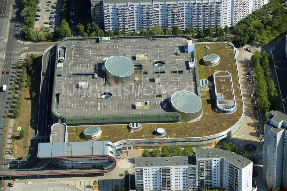 Berlin aus der Vogelperspektive: Gebäude des Einkaufszentrum EASTGATE Berlin in Berlin