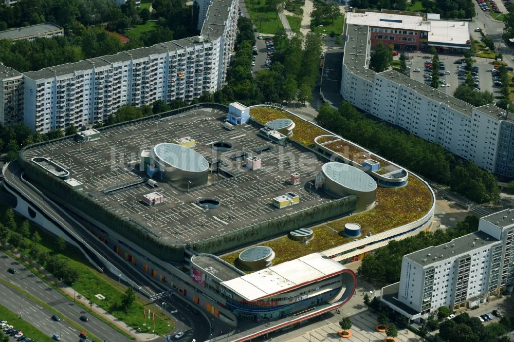 Berlin von oben - Gebäude des Einkaufszentrum Eastgate Berlin an der Marzahner Promenade im Ortsteil Marzahn in Berlin, Deutschland