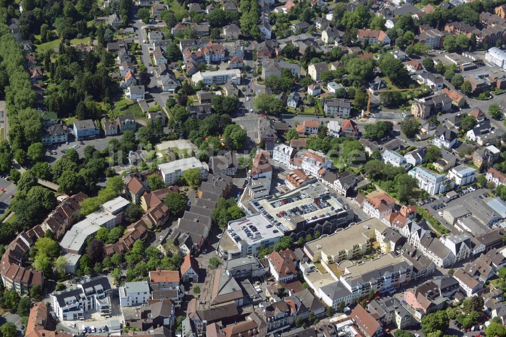 Unna aus der Vogelperspektive: Gebäude des Einkaufszentrum an der Hertinger Straße - Flügelstraße in Unna im Bundesland Nordrhein-Westfalen