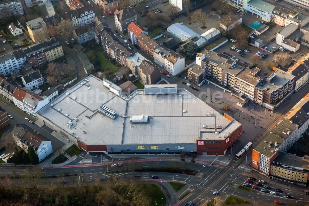 Luftaufnahme Herne - Gebäude des Einkaufszentrum Kaufland in Herne im Bundesland Nordrhein-Westfalen