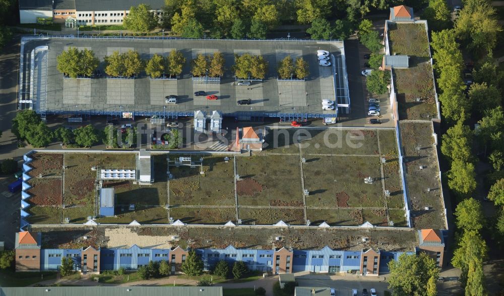 Luftbild Halle (Saale) - Gebäude des Einkaufszentrum Kaufland am Zollrain in Halle (Saale) im Bundesland Sachsen-Anhalt