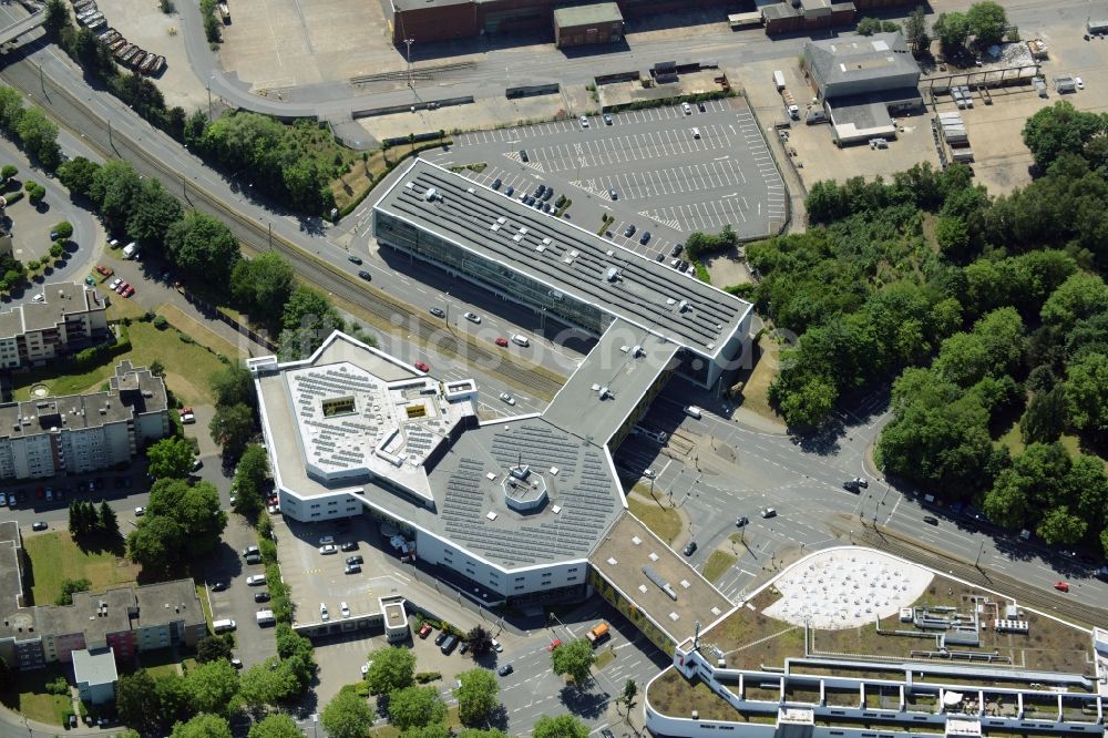 Luftbild Bochum - Gebäude des Einkaufszentrum - Möbelhaus und Einrichtungshaus Hardeck Möbel GmbH & Co. KG in Bochum im Bundesland Nordrhein-Westfalen