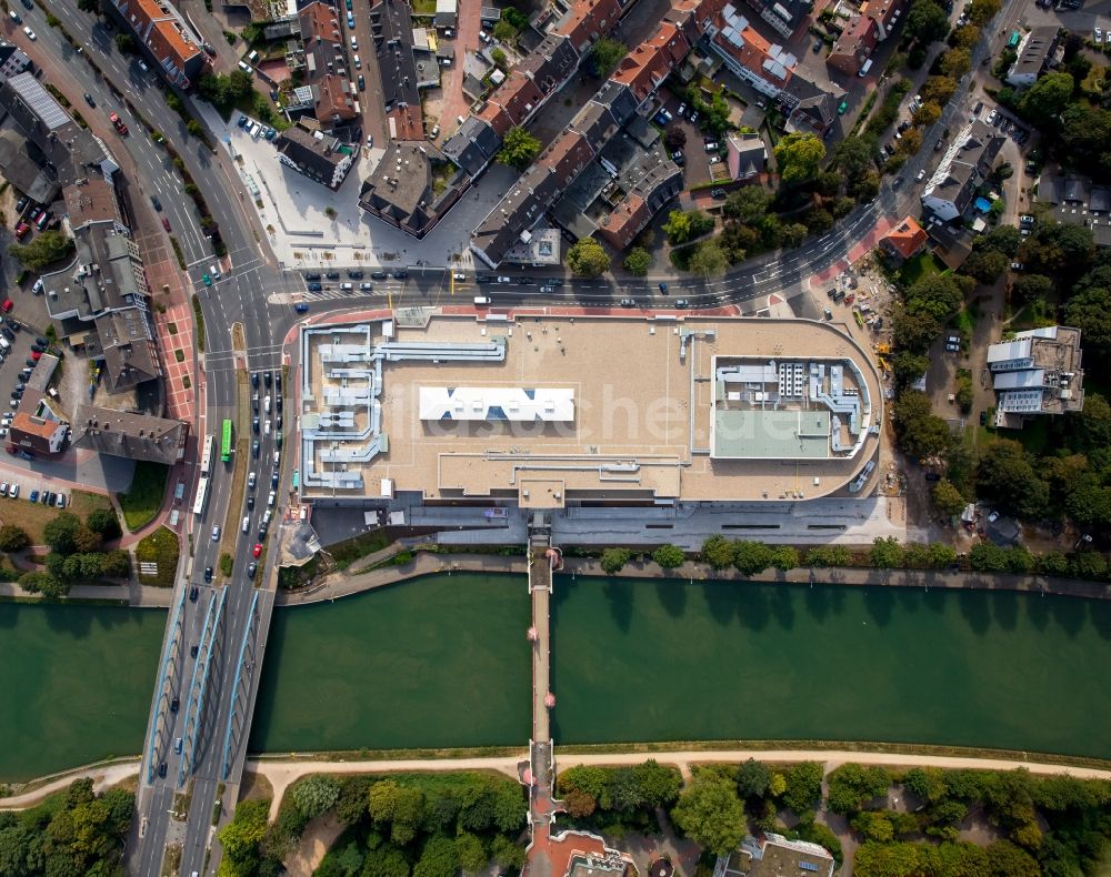 Luftbild Dorsten - Gebäude des Einkaufszentrum Mercaden Dorsten in Dorsten im Bundesland Nordrhein-Westfalen