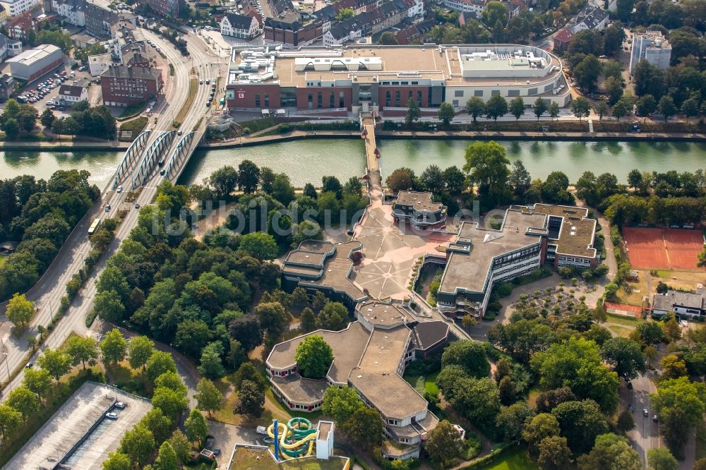 Luftaufnahme Dorsten - Gebäude des Einkaufszentrum Mercaden Dorsten in Dorsten im Bundesland Nordrhein-Westfalen