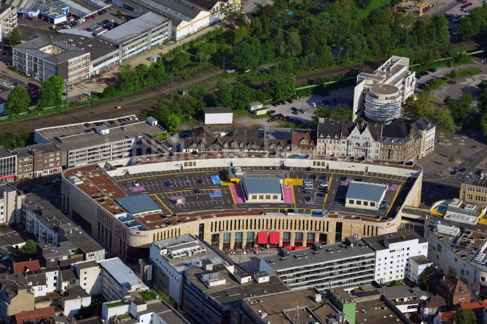 Luftbild Recklinghausen - Gebäude des Einkaufszentrum Palais Vest in Recklinghausen im Bundesland Nordrhein-Westfalen