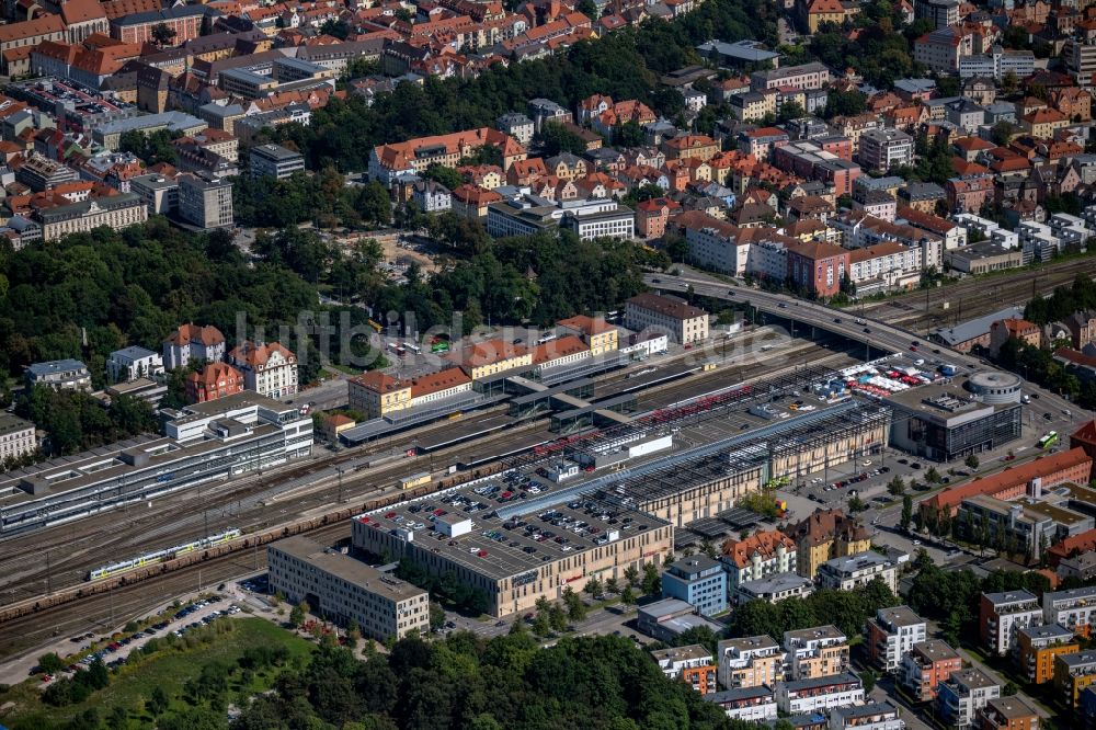 Luftaufnahme Regensburg - Gebäude des Einkaufszentrum Regensburg Arcaden der ECE-Projektmanagement GmbH in Regensburg im Bundesland Bayern