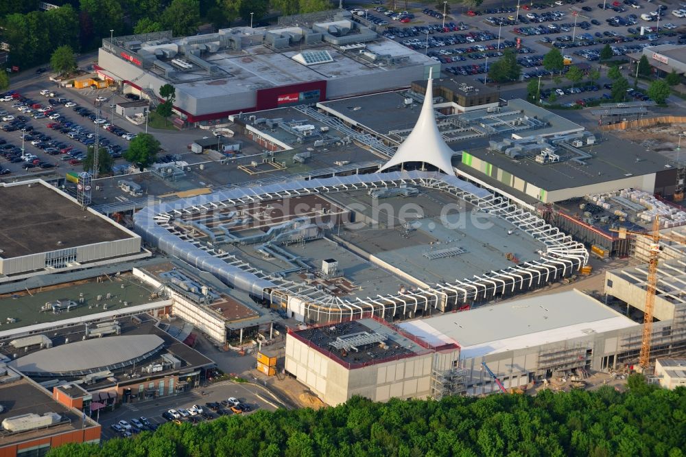 Luftbild Bochum - Gebäude des Einkaufszentrum Ruhr Park in Bochum im Bundesland Nordrhein-Westfalen