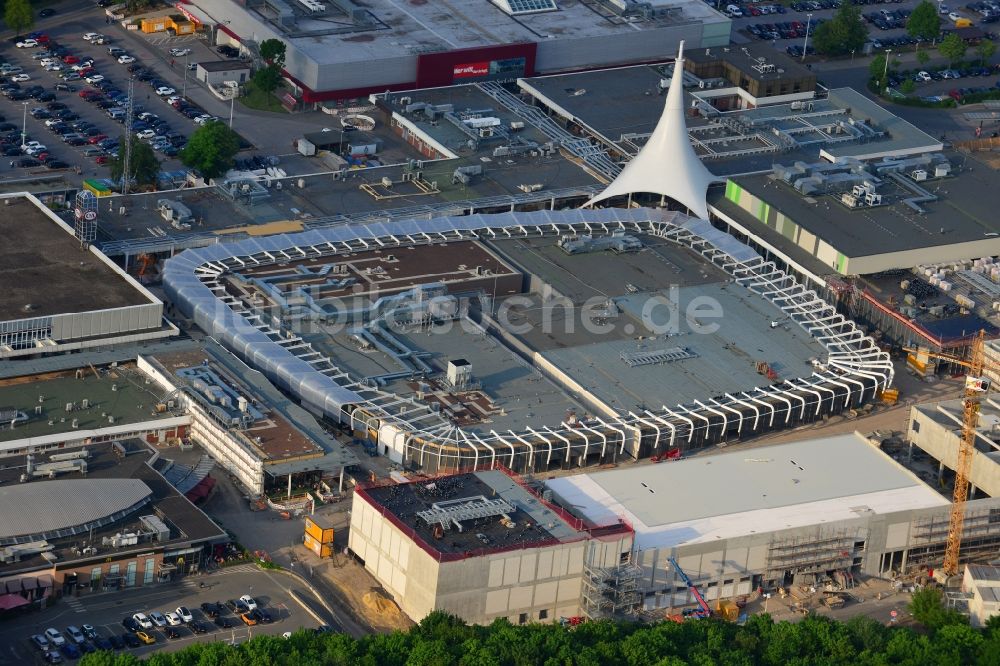 Luftaufnahme Bochum - Gebäude des Einkaufszentrum Ruhr Park in Bochum im Bundesland Nordrhein-Westfalen