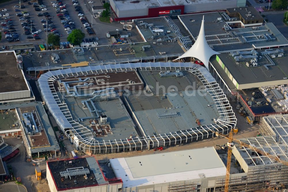 Bochum aus der Vogelperspektive: Gebäude des Einkaufszentrum Ruhr Park in Bochum im Bundesland Nordrhein-Westfalen