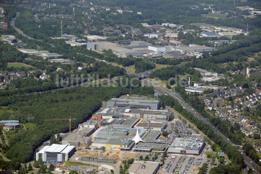 Luftbild Bochum - Gebäude des Einkaufszentrum Ruhr Park in Bochum im Bundesland Nordrhein-Westfalen