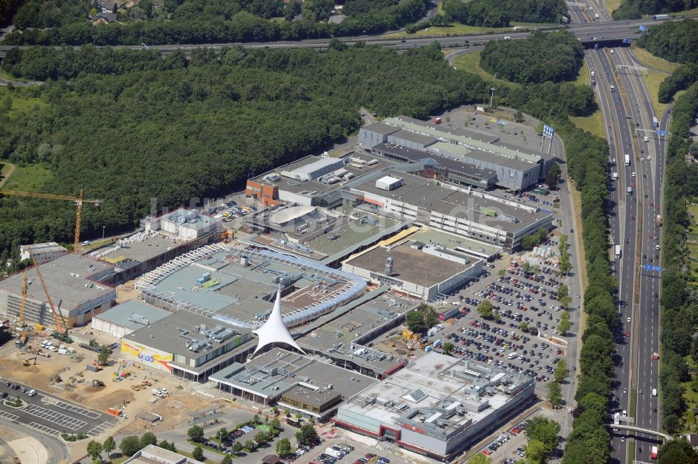 Luftaufnahme Bochum - Gebäude des Einkaufszentrum Ruhr Park in Bochum im Bundesland Nordrhein-Westfalen