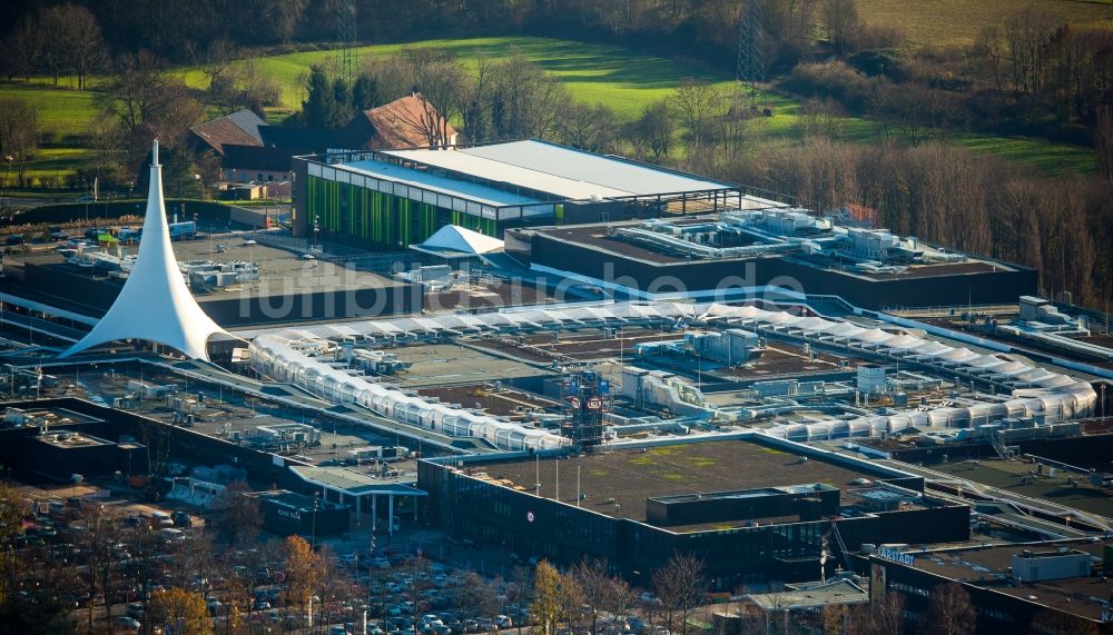 Luftaufnahme Bochum - Gebäude des Einkaufszentrum Ruhr Park in Bochum im Bundesland Nordrhein-Westfalen