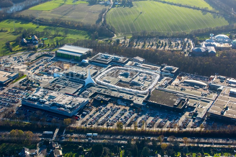 Luftaufnahme Bochum - Gebäude des Einkaufszentrum Ruhr Park in Bochum im Bundesland Nordrhein-Westfalen