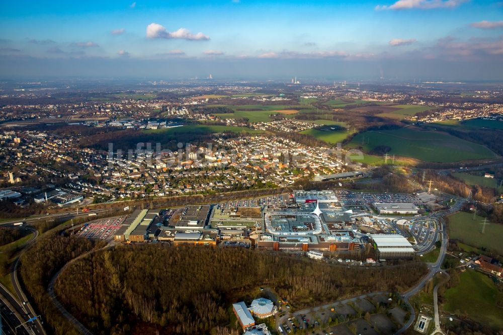 Luftaufnahme Bochum - Gebäude des Einkaufszentrum Ruhr Park in Bochum im Bundesland Nordrhein-Westfalen