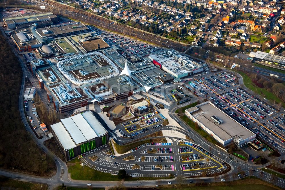 Luftbild Bochum - Gebäude des Einkaufszentrum Ruhr Park in Bochum im Bundesland Nordrhein-Westfalen