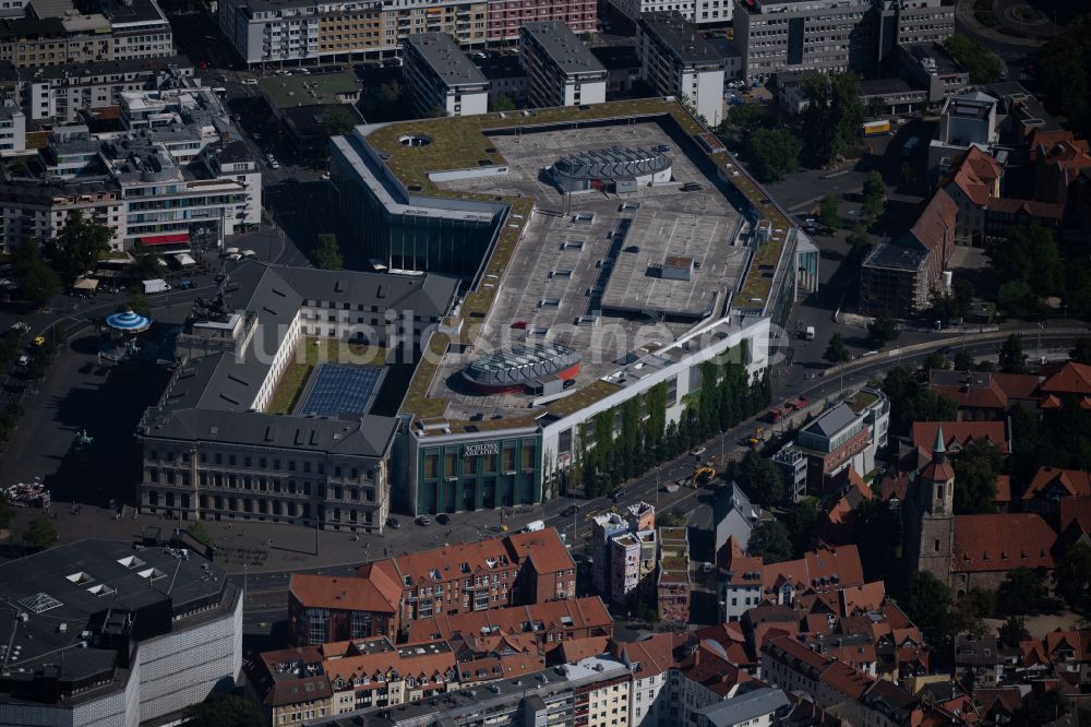 Braunschweig aus der Vogelperspektive: Gebäude des Einkaufszentrum Schloss-Arkaden Braunschweig am Ritterbrunnen in der Altstadt in Braunschweig im Bundesland Niedersachsen