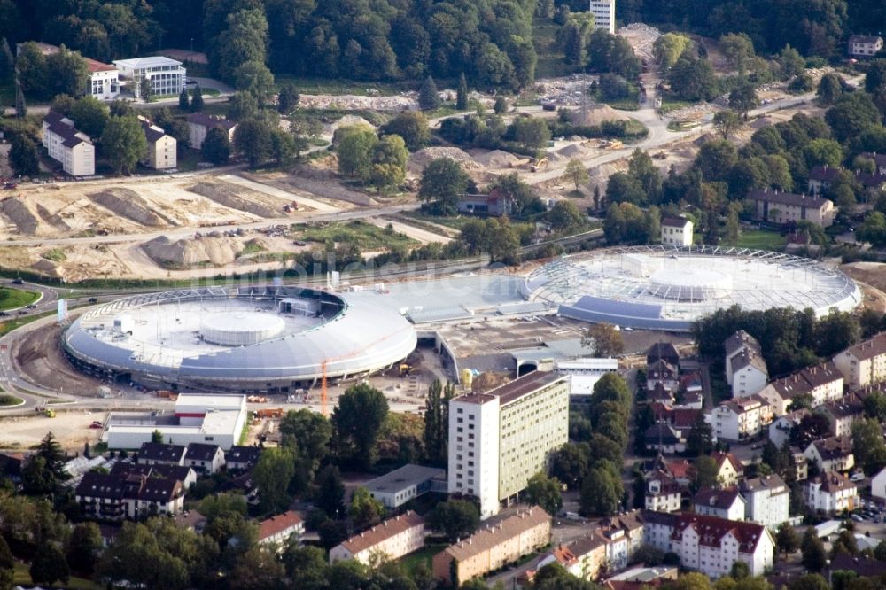 Luftbild Baden-Baden - Gebäude des Einkaufszentrum Shopping Cité im Ortsteil Oos in Baden-Baden im Bundesland Baden-Württemberg