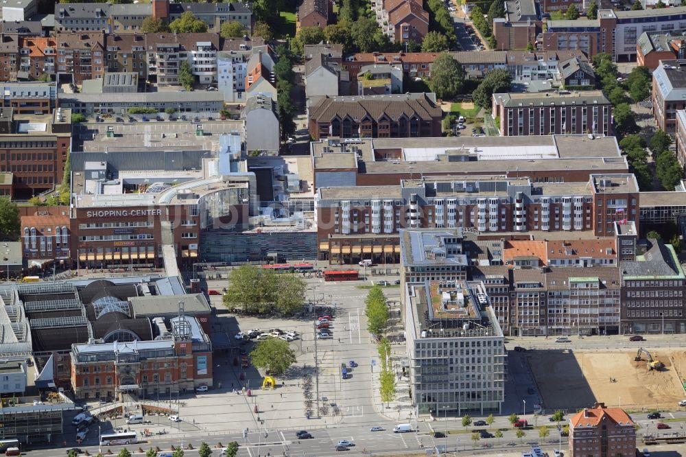 Kiel aus der Vogelperspektive: Gebäude des Einkaufszentrum Sophienhof der ECE in Kiel im Bundesland Schleswig-Holstein