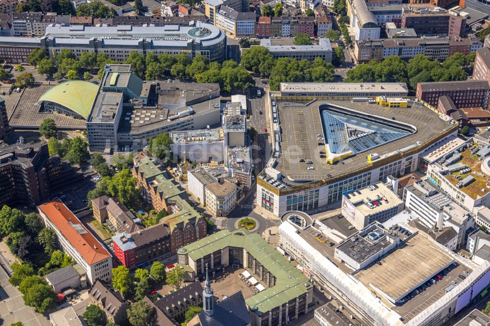 Luftaufnahme Dortmund - Gebäude des Einkaufszentrum Thier-Galerie in Dortmund im Bundesland Nordrhein-Westfalen