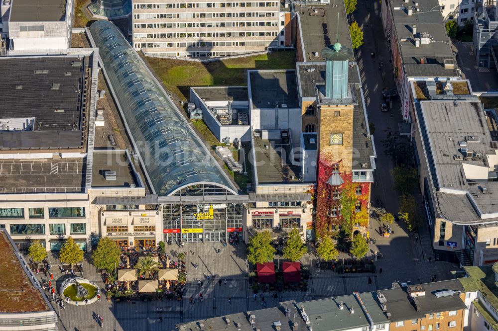 Luftaufnahme Hagen - Gebäude des Einkaufszentrum Volme Galerie GbR Friedrich-Ebert-Platz im Ortsteil Hagen-Mitte in Hagen im Bundesland Nordrhein-Westfalen