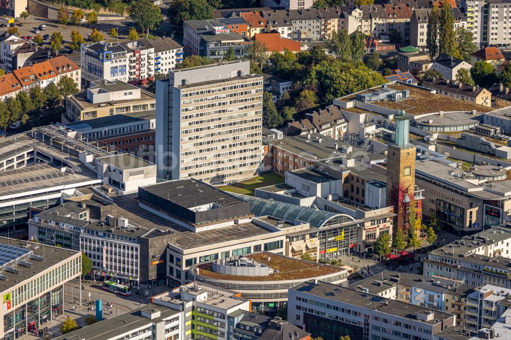 Hagen aus der Vogelperspektive: Gebäude des Einkaufszentrum Volme Galerie GbR Friedrich-Ebert-Platz im Ortsteil Hagen-Mitte in Hagen im Bundesland Nordrhein-Westfalen