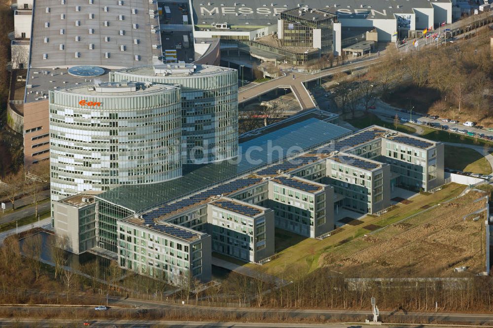 Luftaufnahme Essen - Gebäude der EON Ruhrgas Hauptverwaltung Essen