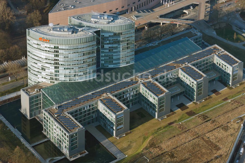 Essen von oben - Gebäude der EON Ruhrgas Hauptverwaltung Essen