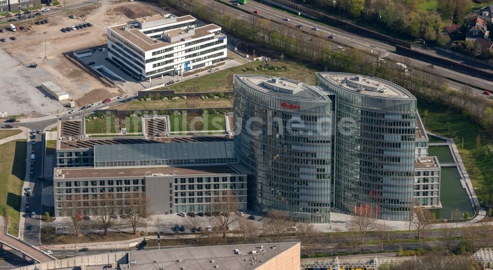 Essen von oben - Gebäude der EON Ruhrgas Hauptverwaltung Essen