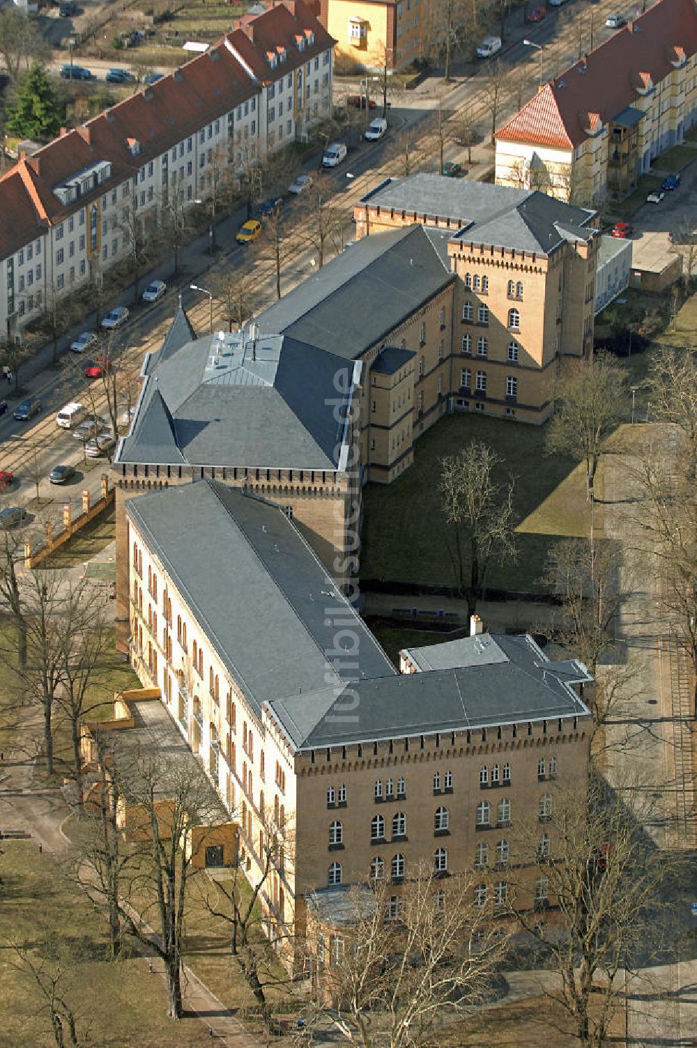 Luftbild Frankfurt (Oder) - Gebäude der Europa-Universität