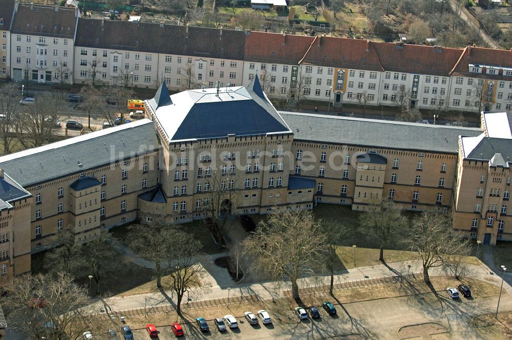 Frankfurt (Oder) von oben - Gebäude der Europa-Universität