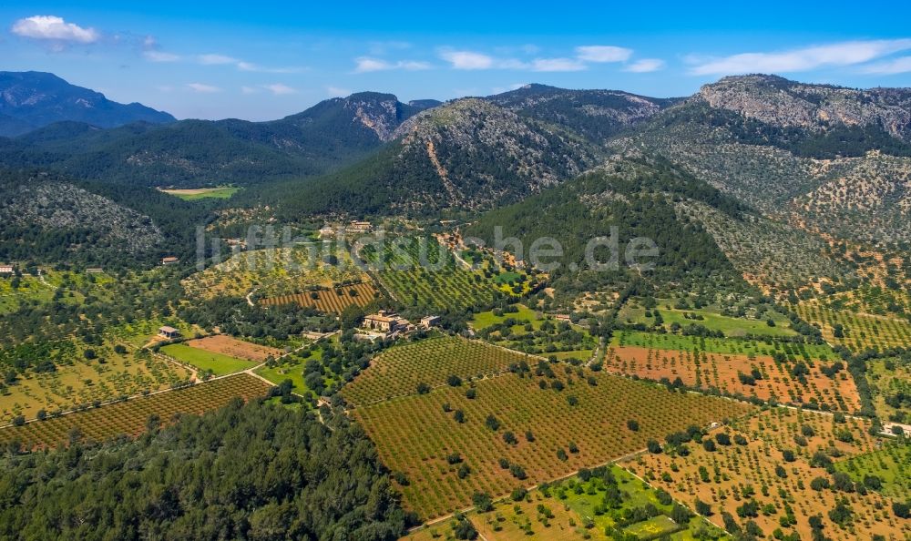 Luftbild Son Maxella - Gebäude der Finca Son Togores in Son Maxella in Balearische Insel Mallorca, Spanien