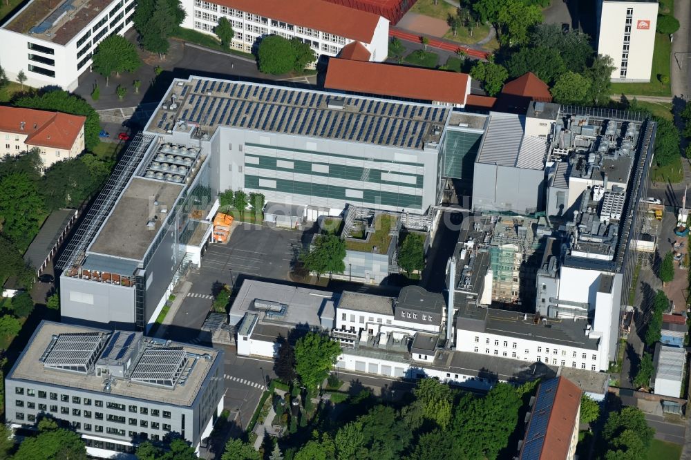 Luftbild Dresden - Gebäude der GlaxoSmithKline Biologicals Dresden im Bundesland Sachsen