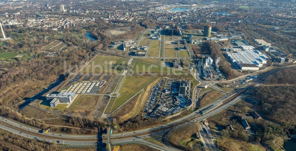 Luftaufnahme Dortmund - Gebäude der Großhandelszentren NORDWEST Handel AG und BMW Niederlassung Dortmund in Dortmund im Bundesland Nordrhein-Westfalen, Deutschland