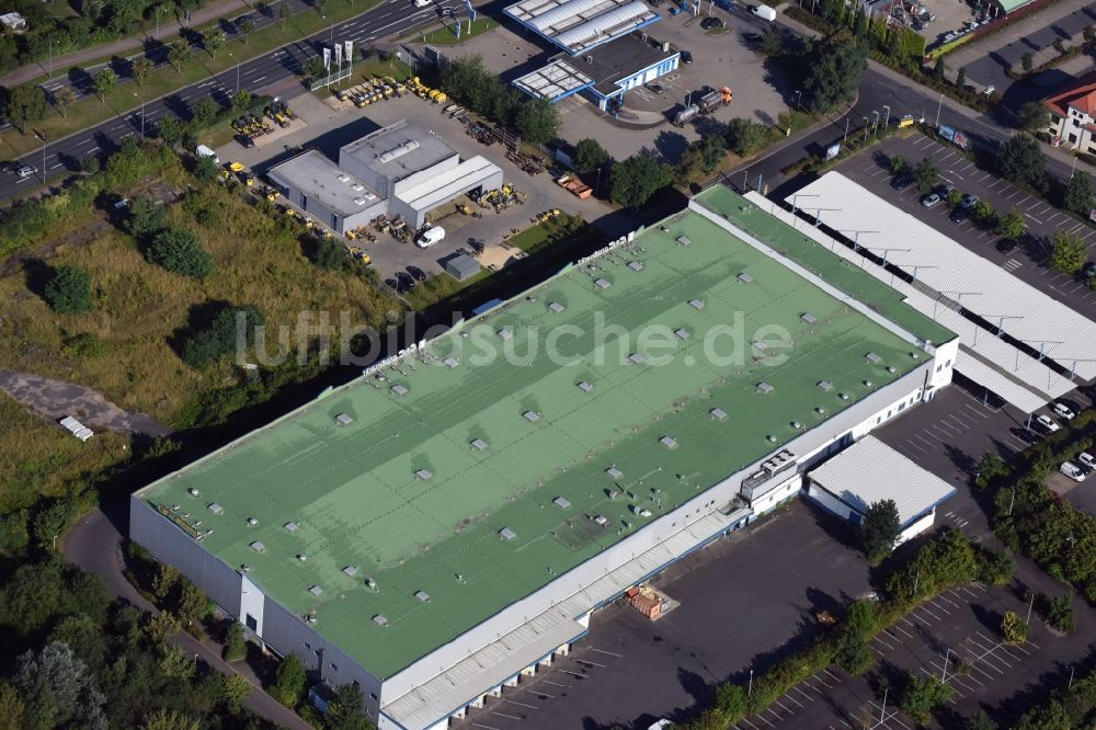 Luftbild Dresden - Gebäude des Großhandelszentrum der EDEKA C+C Großhandel GmbH in Dresden im Bundesland Sachsen