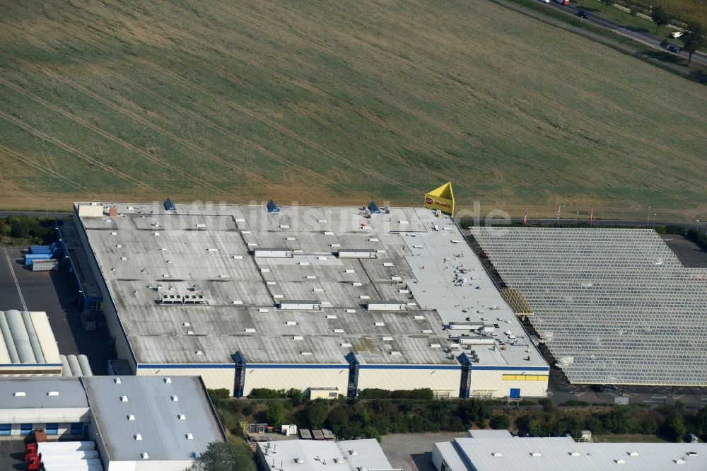 Luftbild Lindenberg - Gebäude des Großhandelszentrum SELGROS Cash & Carry Lindenberg in Lindenberg im Bundesland Brandenburg