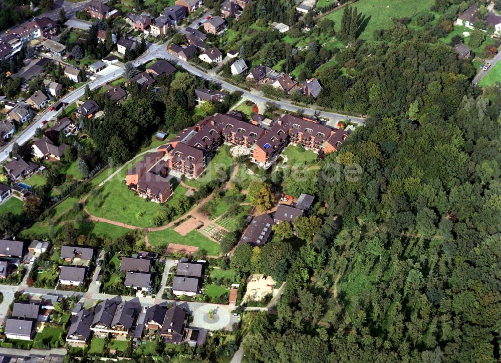 Luftaufnahme Neukirchen-Vluyn - Gebäude des Kinder- und Jugendheimes Matthias-Jorissen-Haus | Neukirchener Erziehungsverein An der Bleiche im Ortsteil Neukirchen in Neukirchen-Vluyn im Bundesland Nordrhein-Westfalen