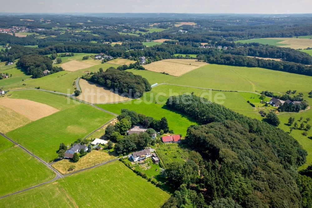 Luftbild Hattingen - Gebäude der KITA Kindertagesstätte - Kindergarten Städt. Kindergarten in Hattingen im Bundesland Nordrhein-Westfalen