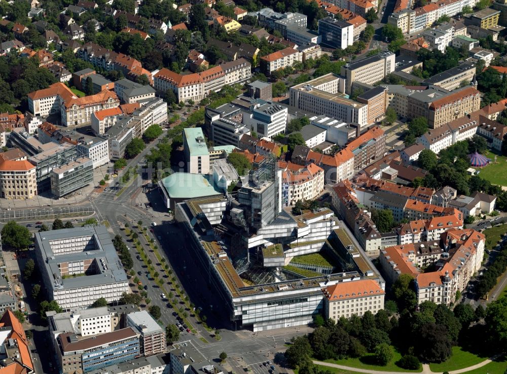 Hannover von oben - Gebäude - Komplex der NORD/LB Norddeutsche Landesbank in der Landeshauptstadt Hannover im Bundesland Niedersachsen