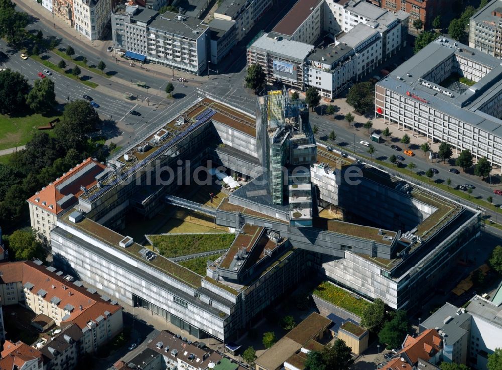 Luftbild Hannover - Gebäude - Komplex der NORD/LB Norddeutsche Landesbank in der Landeshauptstadt Hannover im Bundesland Niedersachsen