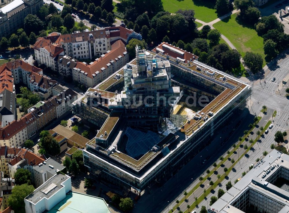 Luftaufnahme Hannover - Gebäude - Komplex der NORD/LB Norddeutsche Landesbank in der Landeshauptstadt Hannover im Bundesland Niedersachsen