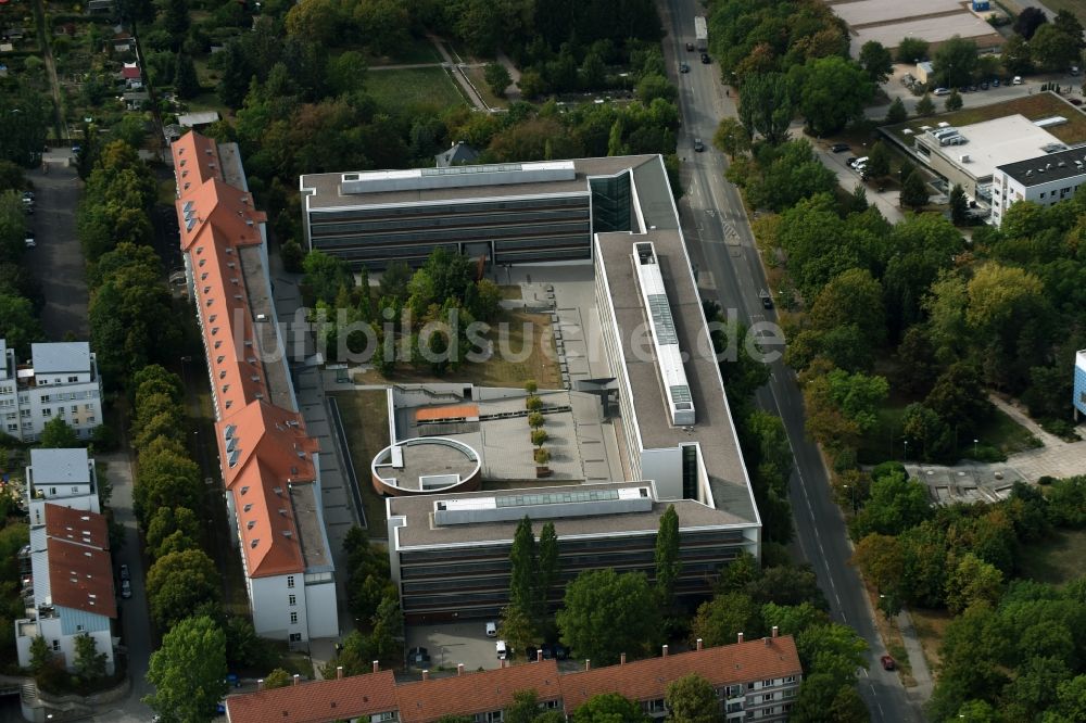 Luftbild Erfurt - Gebäude- Komplex des Thüringer Ministerium in der Werner-Seelenbinder-Strasse in Erfurt im Bundesland Thüringen