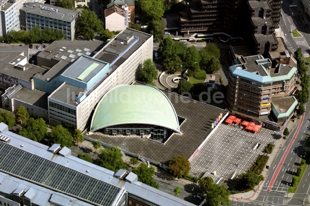 Luftaufnahme Dortmund - Gebäude des Konzerthauses und Theater- Schauspielhauses in Dortmund im Bundesland Nordrhein-Westfalen